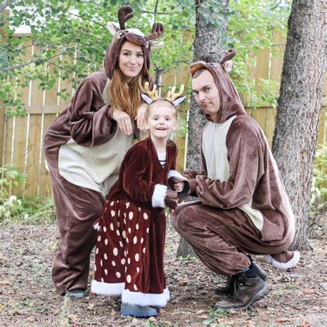 deer family halloween costumes|More.